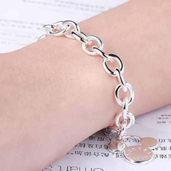 Mickey Mouse  925 Silver Bracelet - Picture 3 of 5